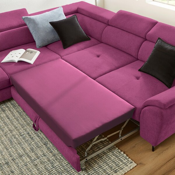 ROHOVÁ SEDAČKA, textil, magenta Stylife - Sedačky, Online Only