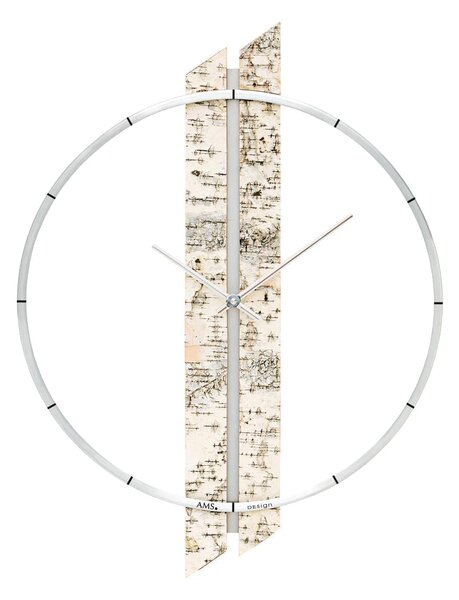 Minimalistické nástenné hodiny AMS 9604