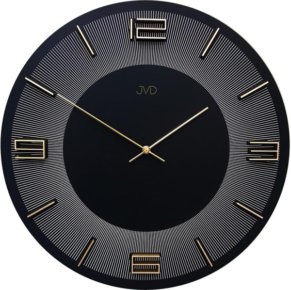 Dizajnové nástenné hodiny JVD HC33.2 čierna