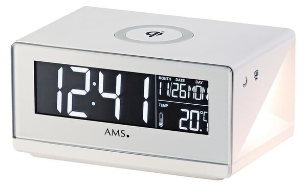 Rádiom riadené, stolný, digitálna hodiny AMS Design 1300