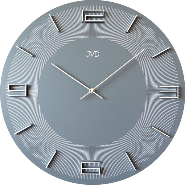 Dizajnové nástenné hodiny JVD HC33.1 sivá