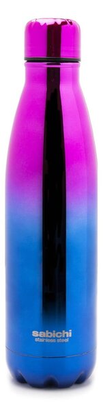 Antikoro fľaša v dúhovej farbe Sabichi Irridescent, 450 ml
