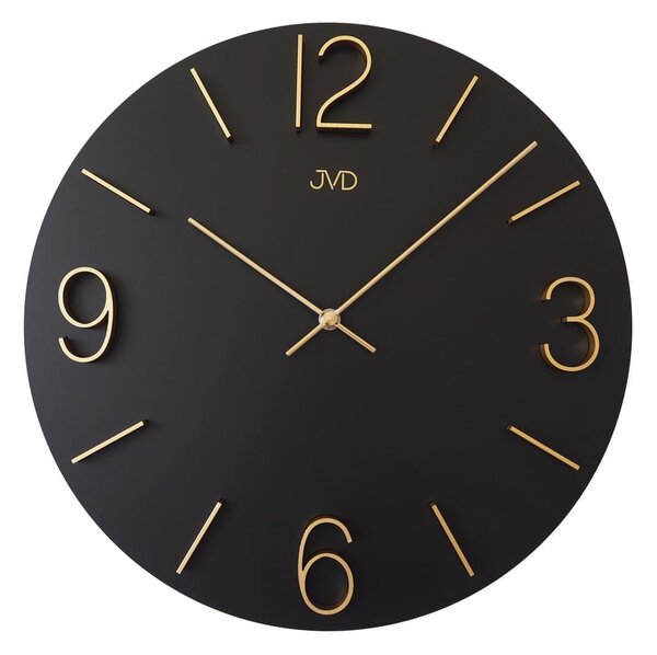 Dizajnové nástenné hodiny JVD HC35.1 čierna