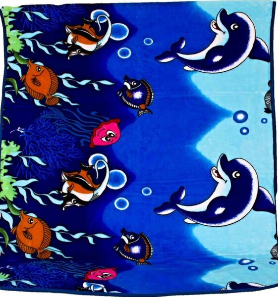 Detská deka Homa morský svet 110x140 cm