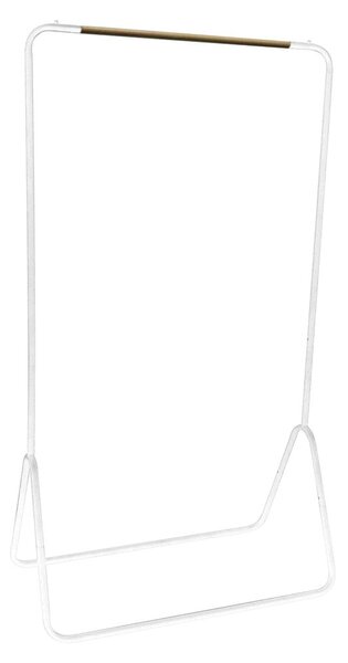 Biely stojan na oblečenie Compactor Elias Clother Hanger, výška 145 cm