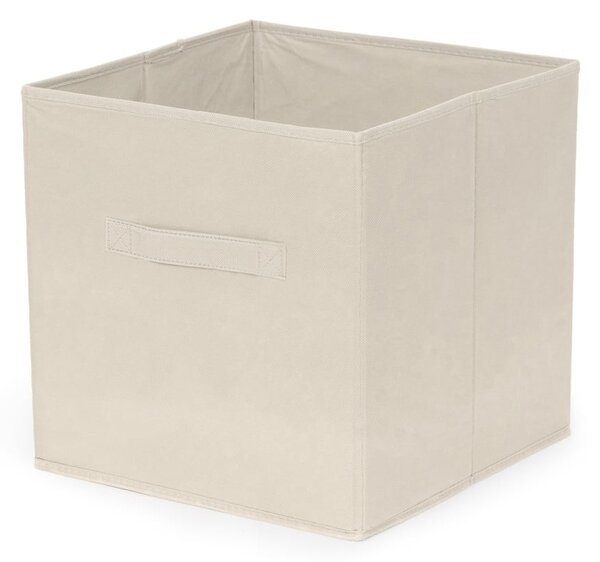 Krémový skladací úložný box Compactor Foldable Cardboard Box