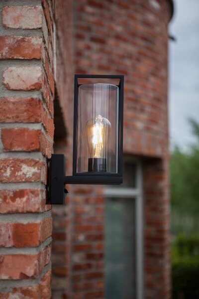 Lutec 5288802012 vonkajšia nástenná lampa so senzorom pohybu Flair 1x40W | E27 | IP44