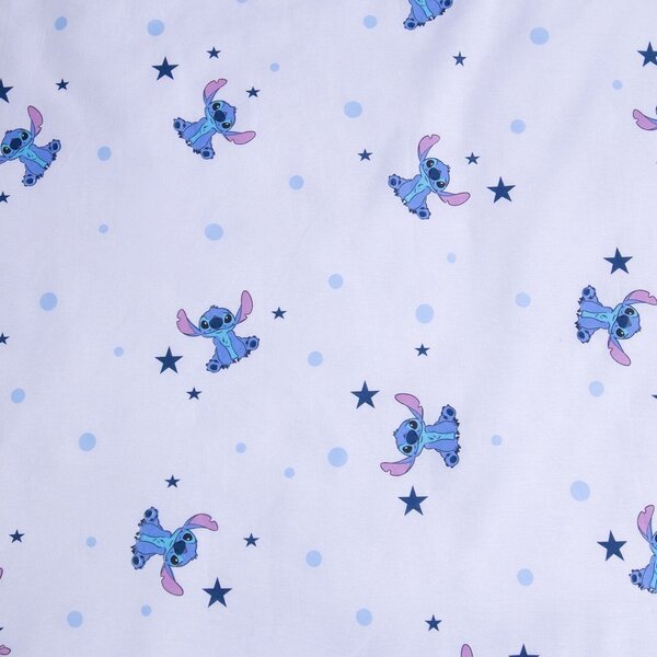 Modré bavlnené detské obliečky do postieľky 100x135 cm Lilo & Stitch "Clouds" – Jerry Fabrics