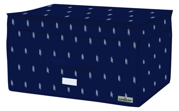 Tmavomodrý úložný box Compactor Trunk Kasuri, 150 l
