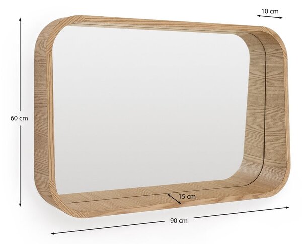 Nástenné zrkadlo 90x60 cm Salaya – Kave Home