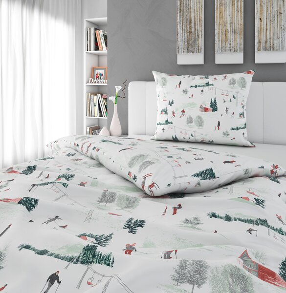 POSTEĽNÁ BIELIZEŇ, flanel, viacfarebná, 140/200 cm Esposa - Obliečky & plachty