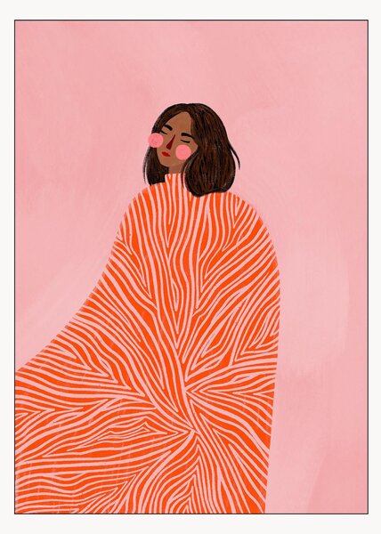 Plagát The Woman With the Swirls
