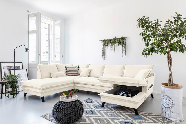 SEDACIA SÚPRAVA, textil, béžová P & B - Sedačky, Online Only