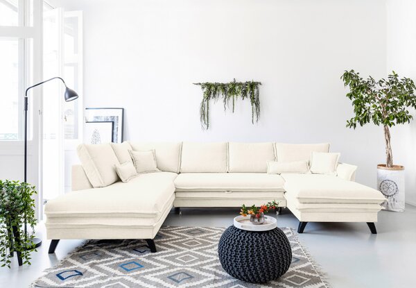 SEDACIA SÚPRAVA, textil, béžová P & B - Sedačky, Online Only