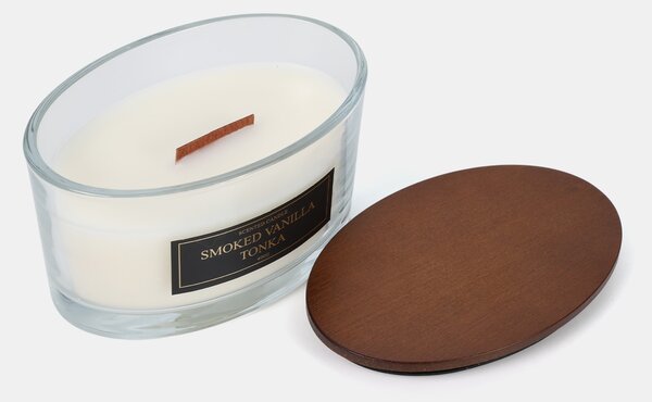 Sinsay - Voňavá sviečka Smoked Vanilla Tonka - čierna