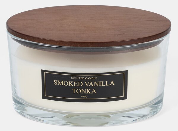 Sinsay - Voňavá sviečka Smoked Vanilla Tonka - čierna