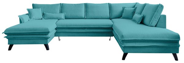 SEDACIA SÚPRAVA, textil, tyrkysová P & B - Sedačky, Online Only