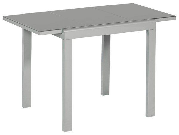ZÁHRADNÝ STÔL, kov, sklo, 80-120/70/75,5 cm Gardenson - Online Only záhrada, Online Only