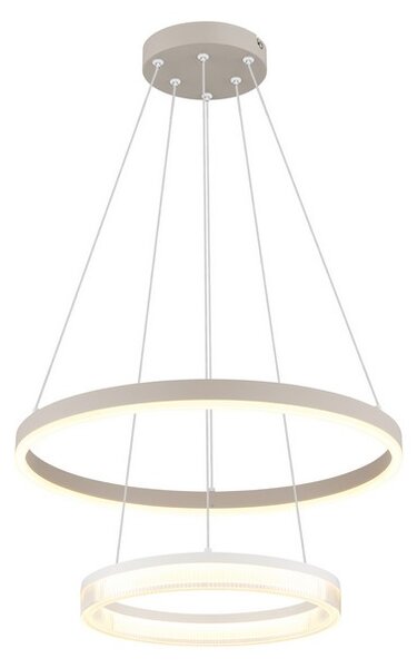 Závesné svietidlo LED 3000K piesková, biela IP20 GLOBO lighting ZARA 48046H1