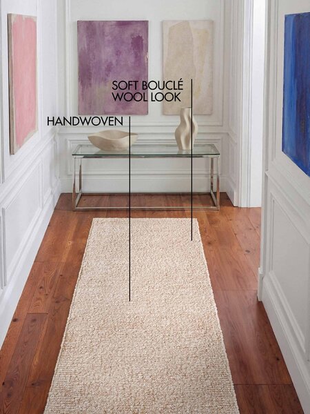 Ted Baker , Behúň Notting Hill 106343 Cream Beige, 80x200, béžová, obývacia izba