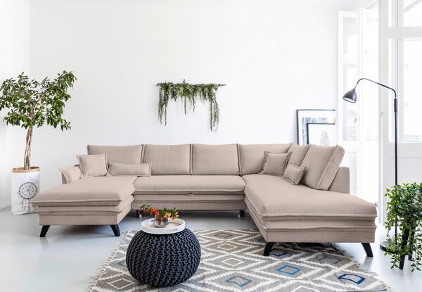 SEDACIA SÚPRAVA, textil, taupe P & B - Sedačky, Online Only