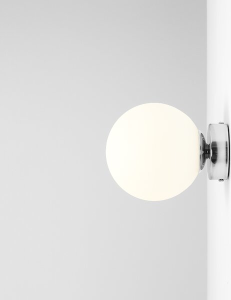 Aldex BALL CHROME | Nástenná lampa v chrómovej povrchovej úprave Veľkosť: S