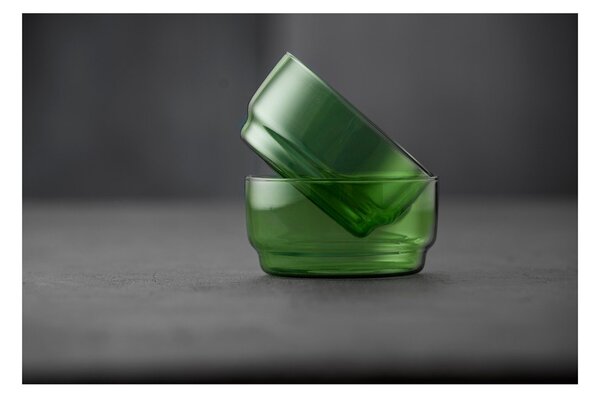 Zelené sklenené misky v súprave 2 ks 500 ml Torino – Lyngby Glas