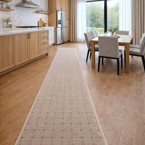 Condor Carpets , Behúň na mieru Udinese béžový new, šíre 40 cm, béžová, chodba / predsieň