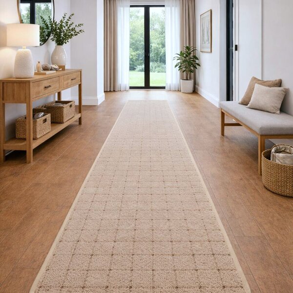 Condor Carpets , Behúň na mieru Udinese béžový new, šíre 40 cm, béžová, chodba / predsieň