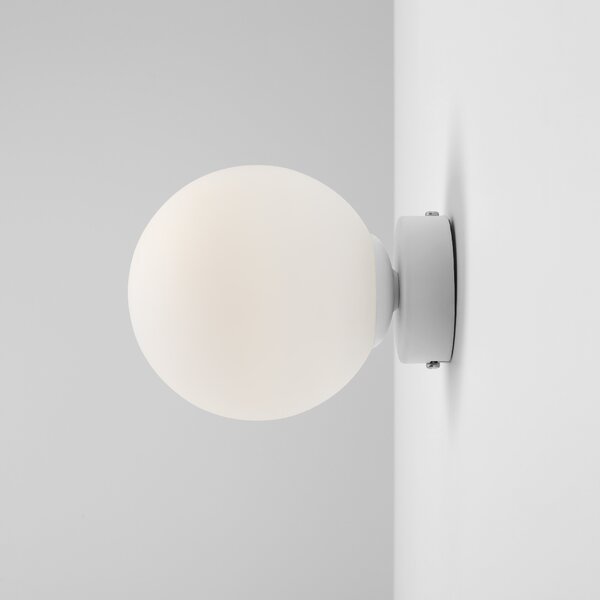 Aldex BALL WHITE | Nástenná lampa v bielom prevedení Veľkosť: S