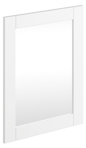 - Rustikálne zrkadlo malé 75 x 60 cm - BELLUNO ELEGANTE FARBA: biela