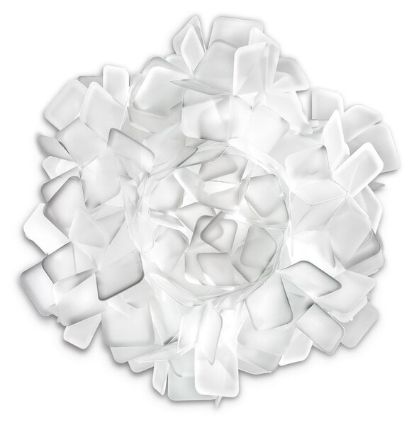 Nástenné Svietidlo Slamp, CLIZIA, Biela, Obývacia izba, Plast, Dizajnový