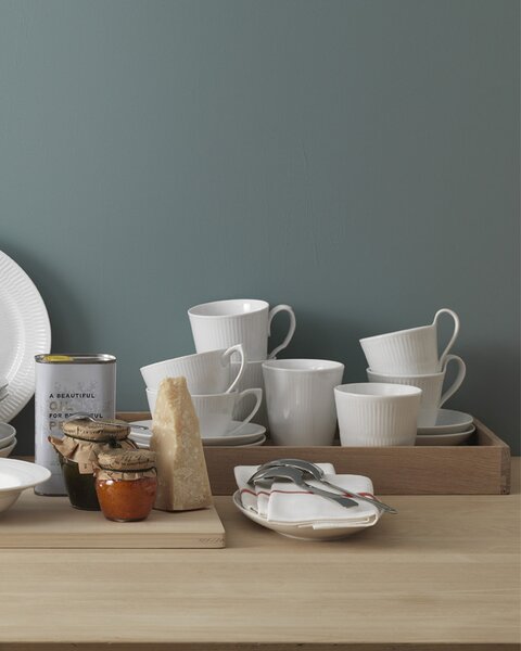 Porcelánový hrnček White Fluted 380 ml – set 2 ks