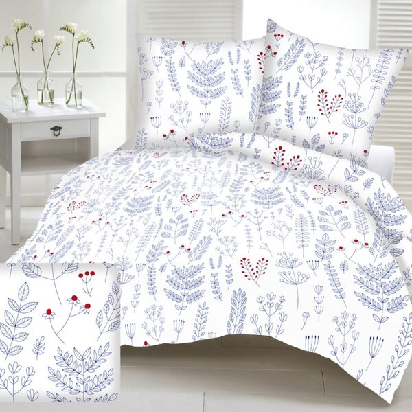 Obliečky flanelové Rimini 200x140cm+90x70cm TiaHome