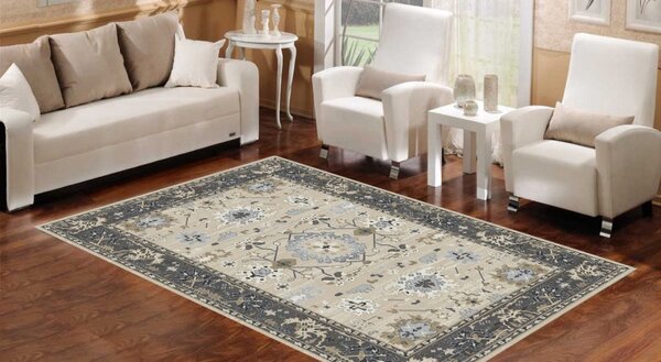 TA Koberec H531C LIGHT BEIGE COLORADO CHU Sivý Obdĺžnikový Rozmer: 120x170 cm
