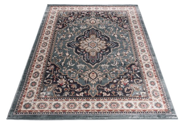 TA Koberec K468A BLUE COLORADO BIL Čierny Obdĺžnikový Rozmer: 60x100 cm