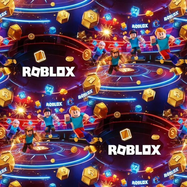 Metráž Teplákovina digital - Roblox 2