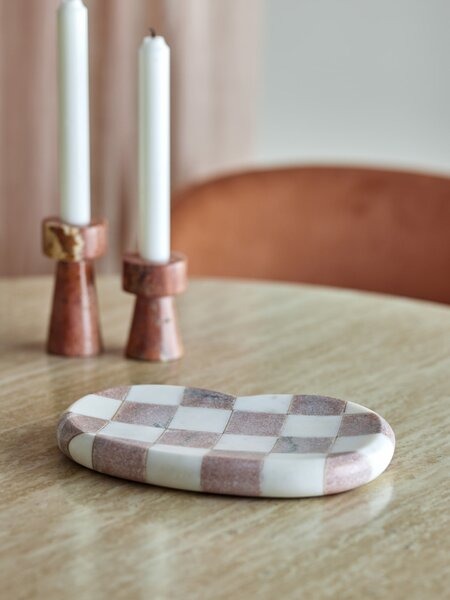 Mramorová tácka Petrea Rose Marble 22 cm