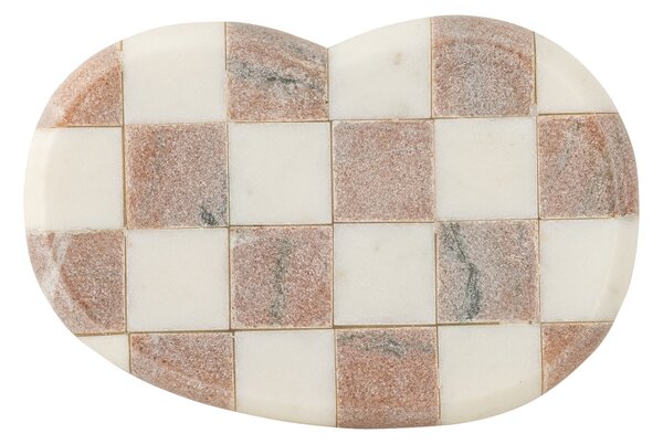 Mramorová tácka Petrea Rose Marble 22 cm