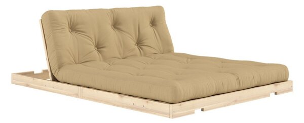 Svetlohnedá rozkladacia pohovka 145 cm Flip – Karup Design