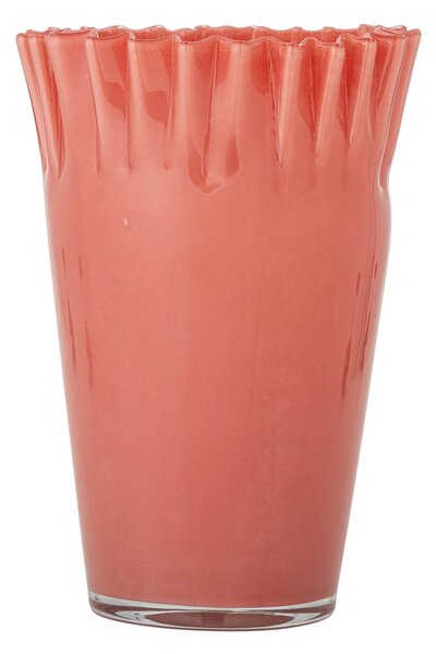 Sklenená váza Janine Orange 30 cm