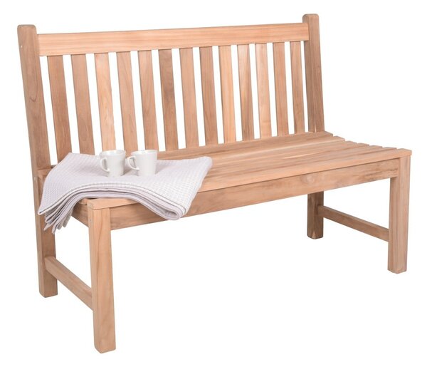 Drevená záhradná lavica v prírodnej farbe Solo – Garden Pleasure