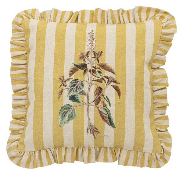 Dekoratívny vankúš s výšivkou Camila Yellow 35 × 35 cm