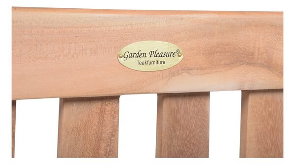 Drevená záhradná lavica v prírodnej farbe Solo – Garden Pleasure