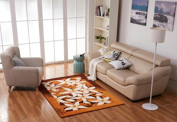 GRUND JASMINE - kúpeľňová predložka oranžová Rozmer: 60x100 cm