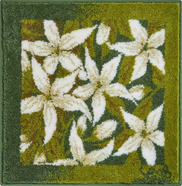 GRUND JASMINE - kúpeľňová predložka zelená Rozmer: 60x100 cm