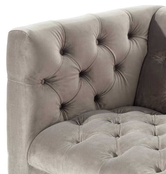 Pohovka Velvet Elite grey pre 3 osoby