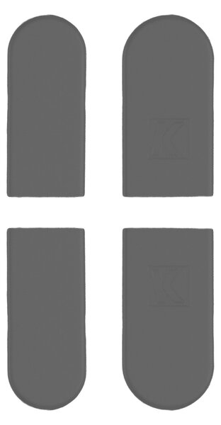 KZ - SET KRYTIEK pre záves KUBICA 2460 4 ks