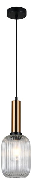 Italux PND-5588-1M-BRO+CL Antiola | 40W E27