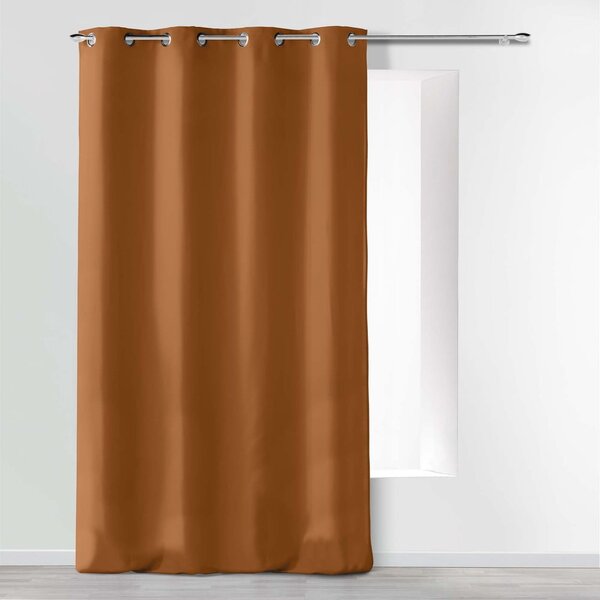 Hnedý záves z mikrovlákna 140x260 cm Absolu – douceur d'intérieur